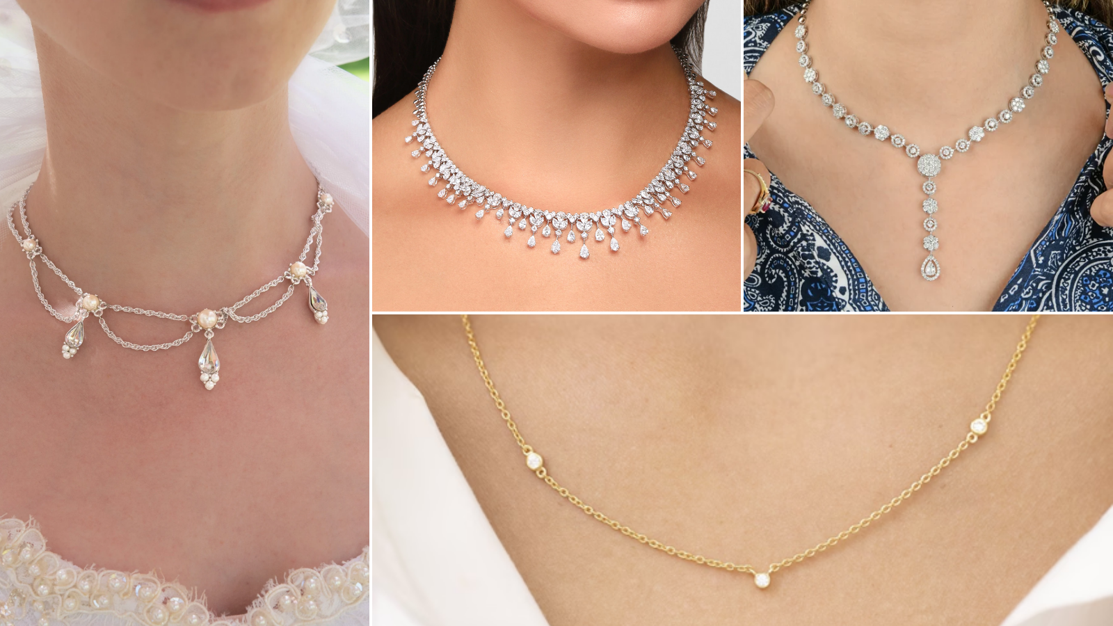 17 Wedding Necklace Ideas for Every Bridal Style