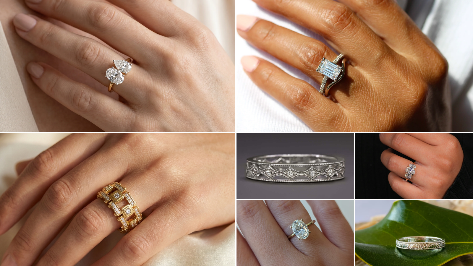 20 Beautiful Wedding Ring Ideas for Every Bridal Style