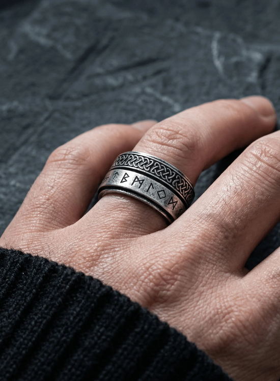 Double Band Viking Ring
