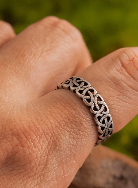 Nordic Braided Knot Ring