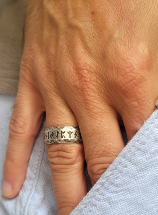 Norse Rune Engraved Ring