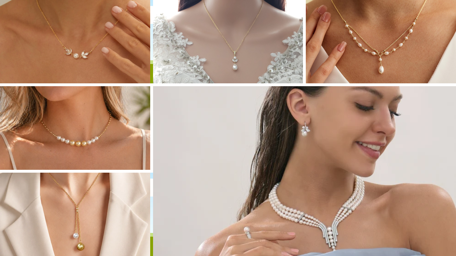 21 Pearl Necklace Designs to Pair With Your Wedding Dress