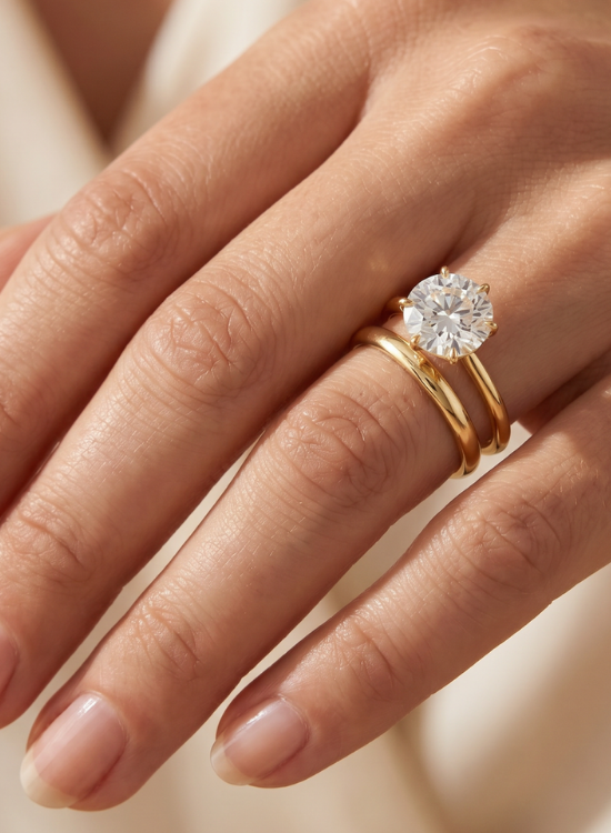 Solitaire Lab Grown Diamond Wedding Ring