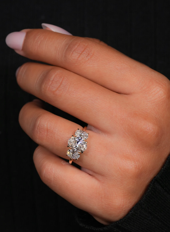Three Stone Wedding Ring