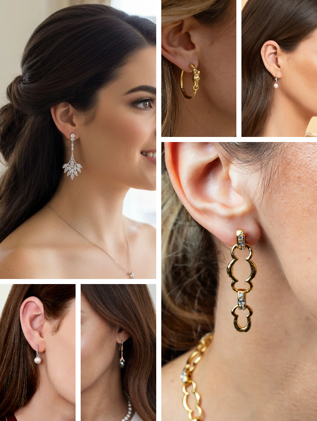 Wedding Earrings For Brides