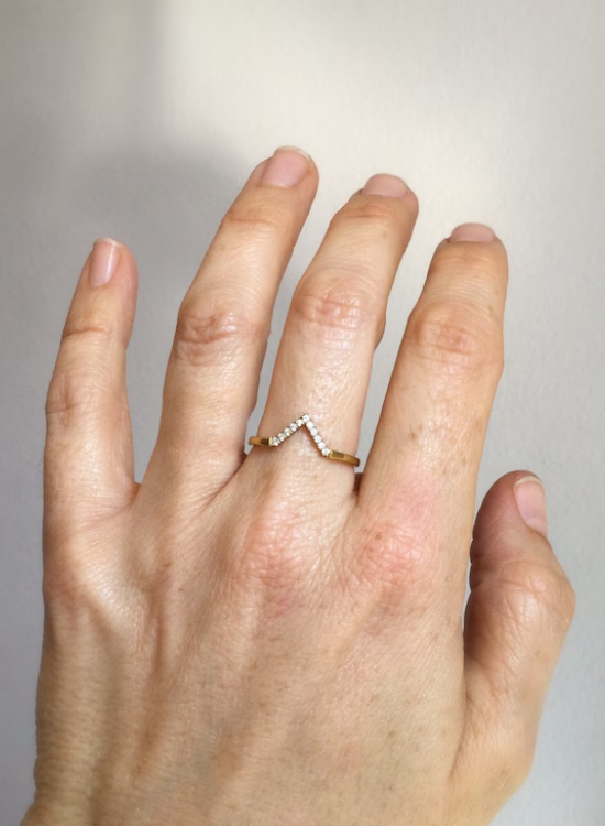 art deco diamond ring