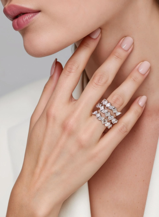 channel set diamond set