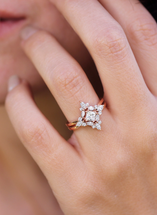 classic princess cut ring