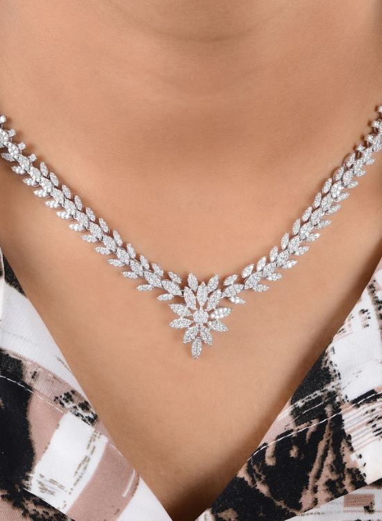 Pave Diamond Necklace