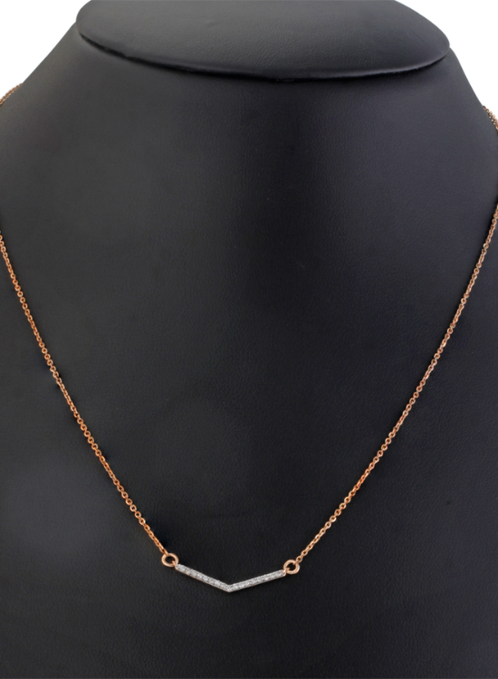 delicate diamond necklace