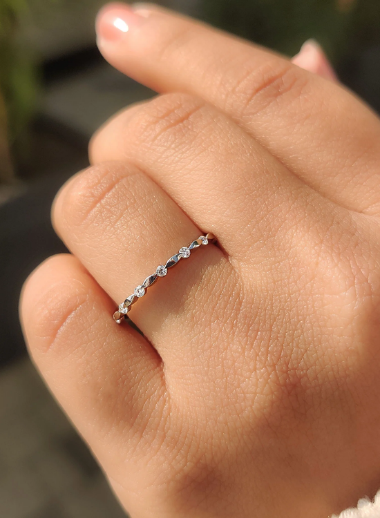 delicate round ring