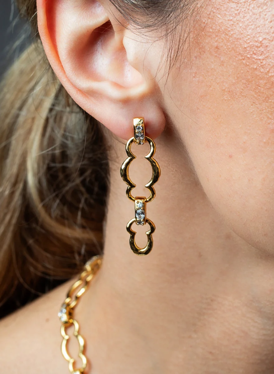 double hoop earing