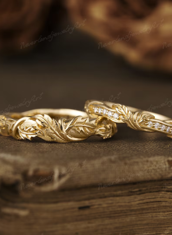 engraved matching ring