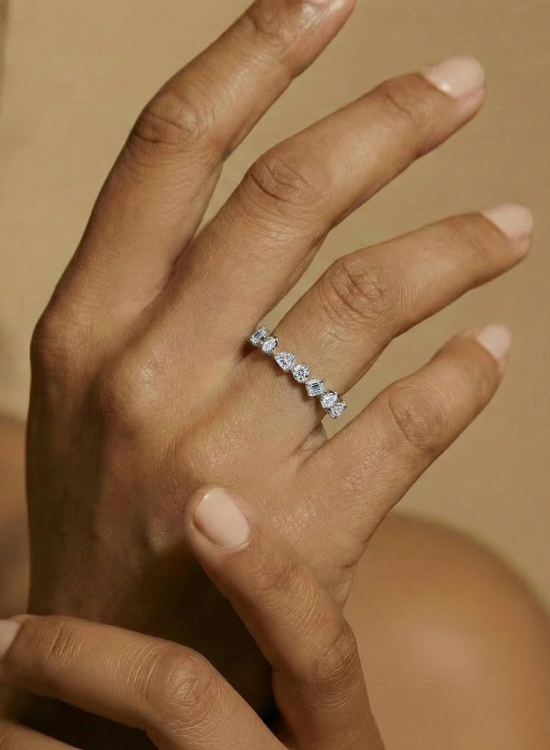 half eternity band