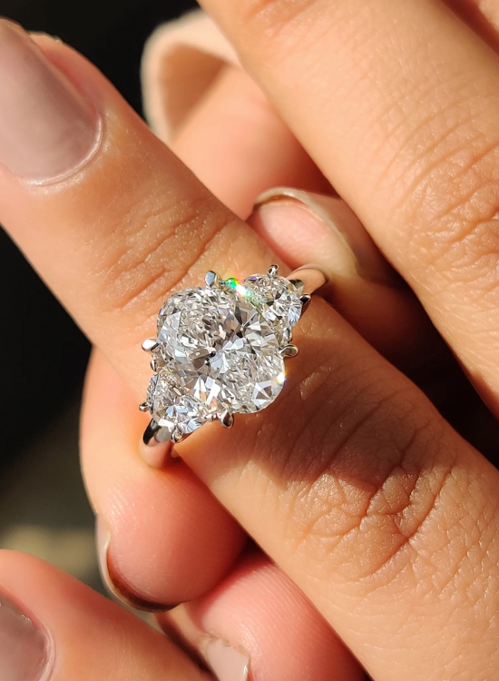 half moon ring