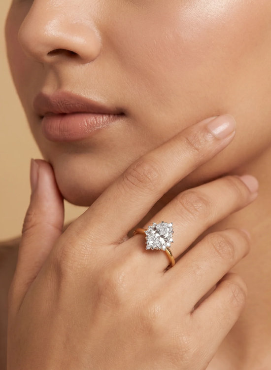 halo diamond ring