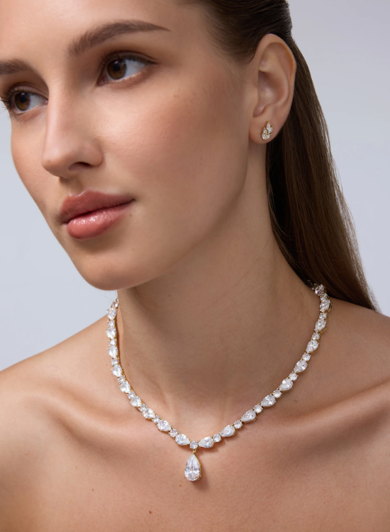 pear drop necklace