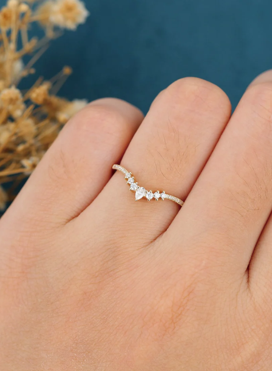 pear shaped wedding ring