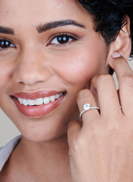 petite pave ring