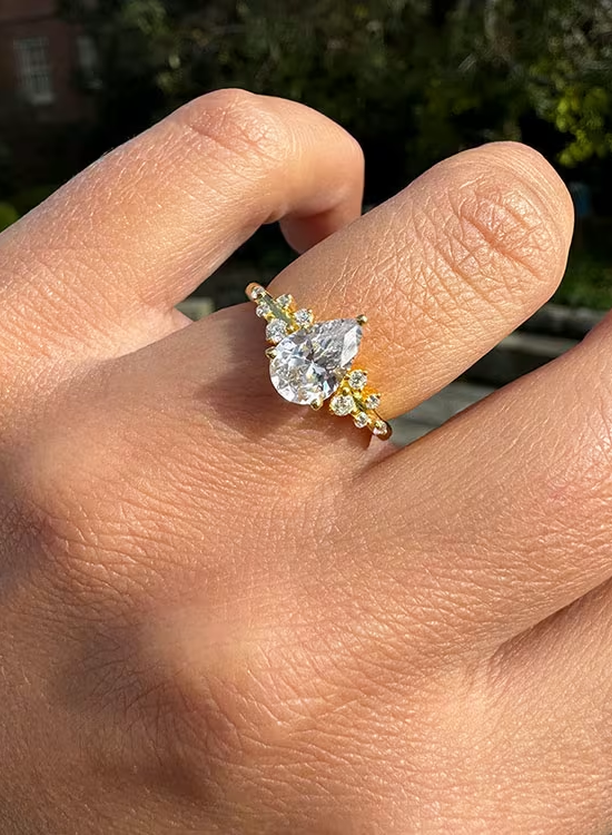 ring with side stones