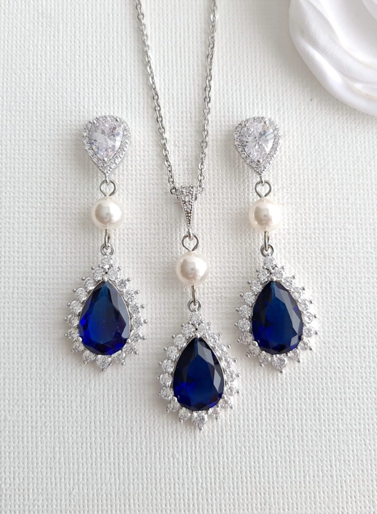 saphire blue set