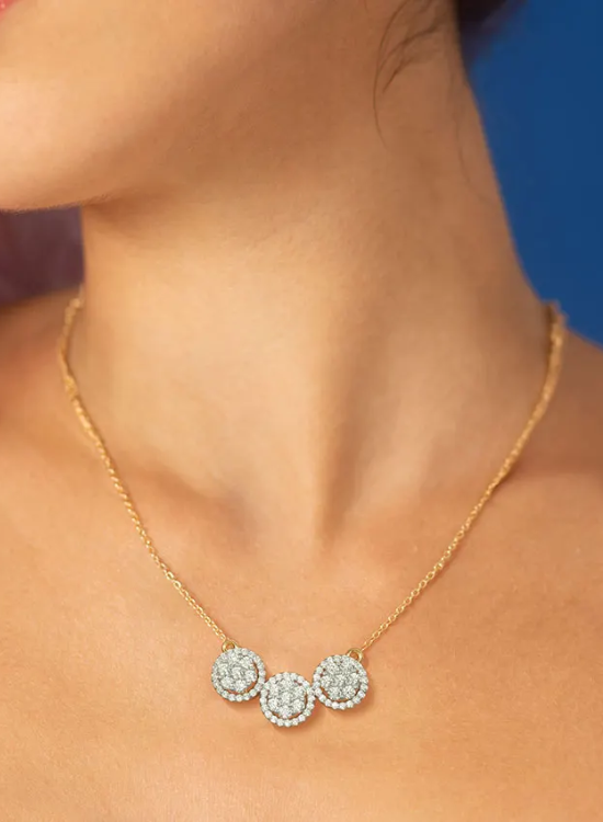 seven stone necklace