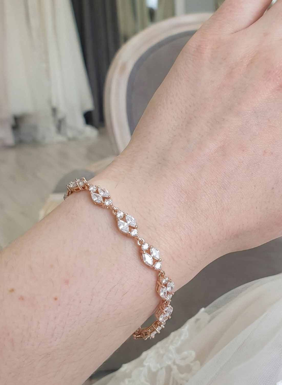 silver cubic bracelet