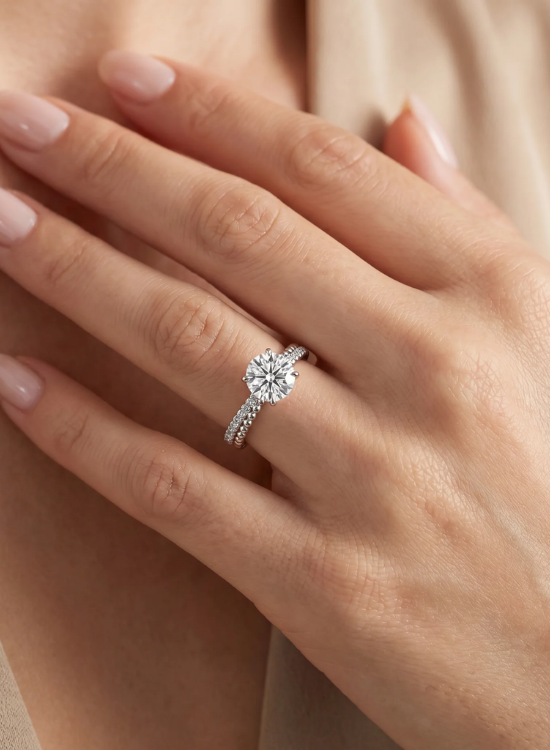 simple beaded ring