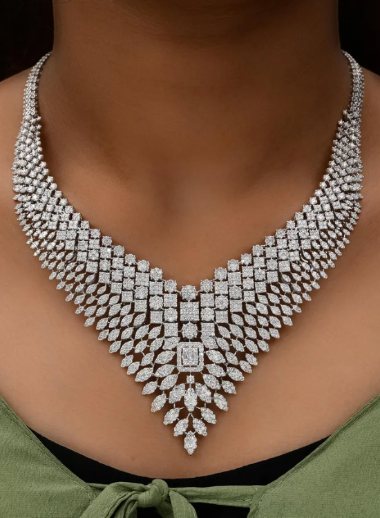 statemet wedding necklace