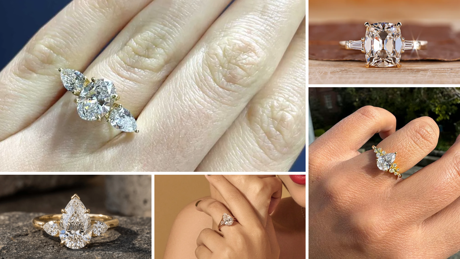 17 Three Stone Engagement Ring Ideas You’ll Love