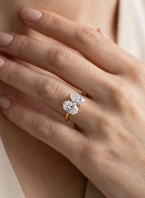 toi et moi wedding ring
