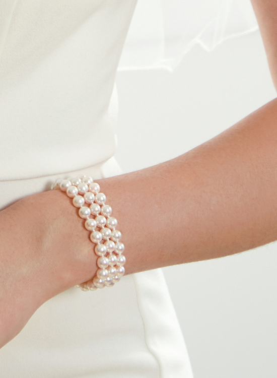 triple pearl bracelet