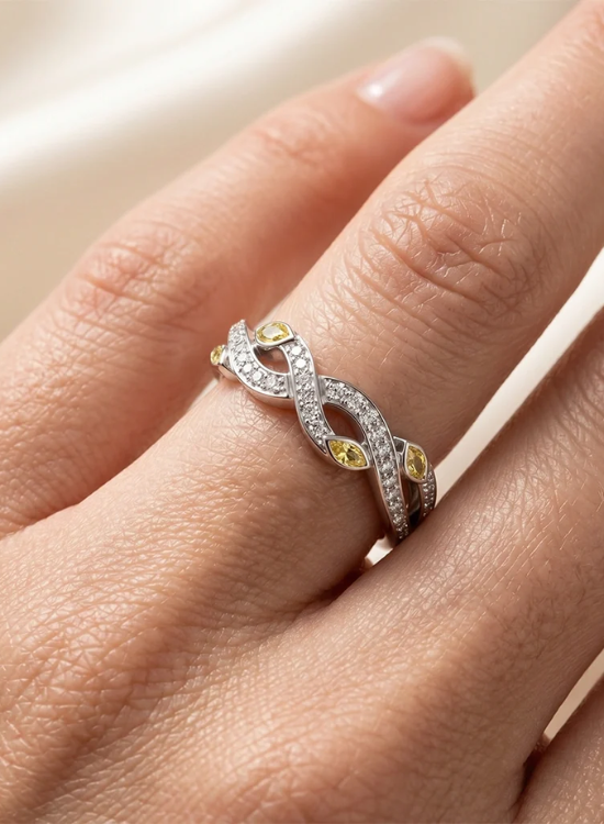 twisted vine wedding band