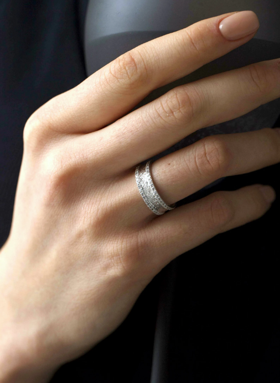 white gold diamond ring