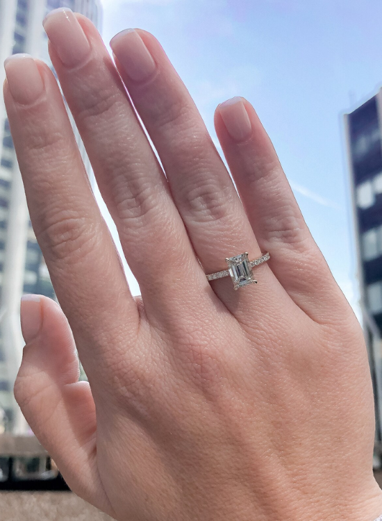 yellow diamond wedding band