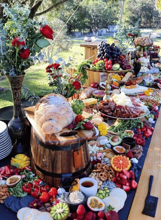 BBQ Buffet Wedding food