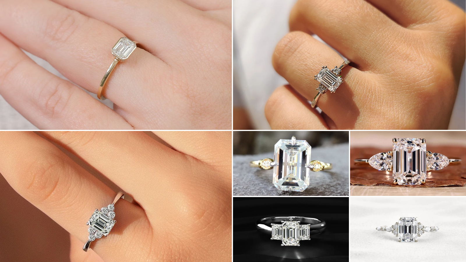 17 Emerald Cut Engagement Ring Ideas for Every Style