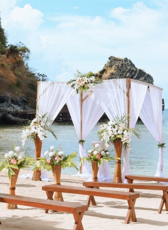 Private Island Beach Wedding
