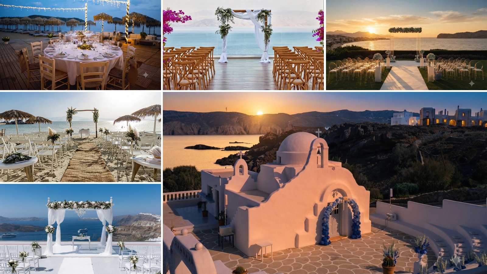 13 Best Greek Wedding Destinations for a Dream Destination Wedding
