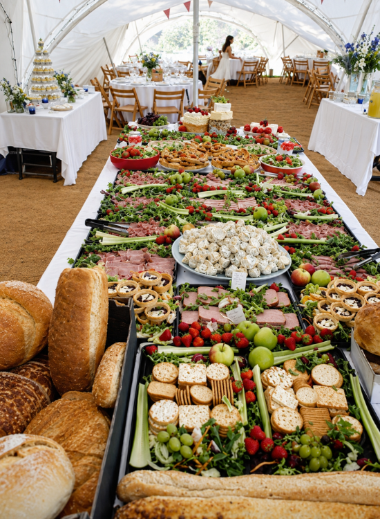 vegetable wedding food