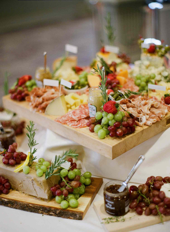 carprese skewer buffet wedding food