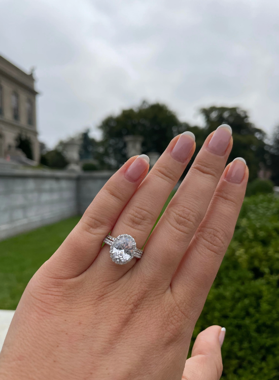 cathederal halo ring