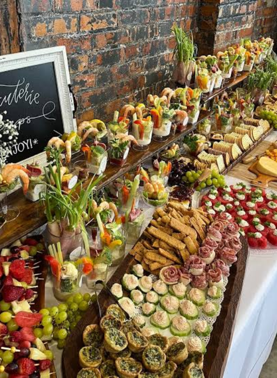 charcuterie board wedding food