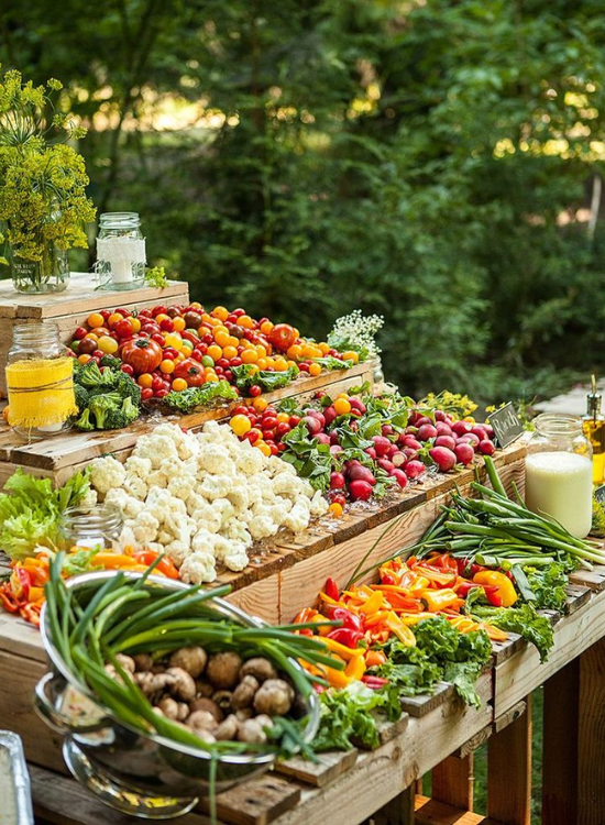grocery store wedding food