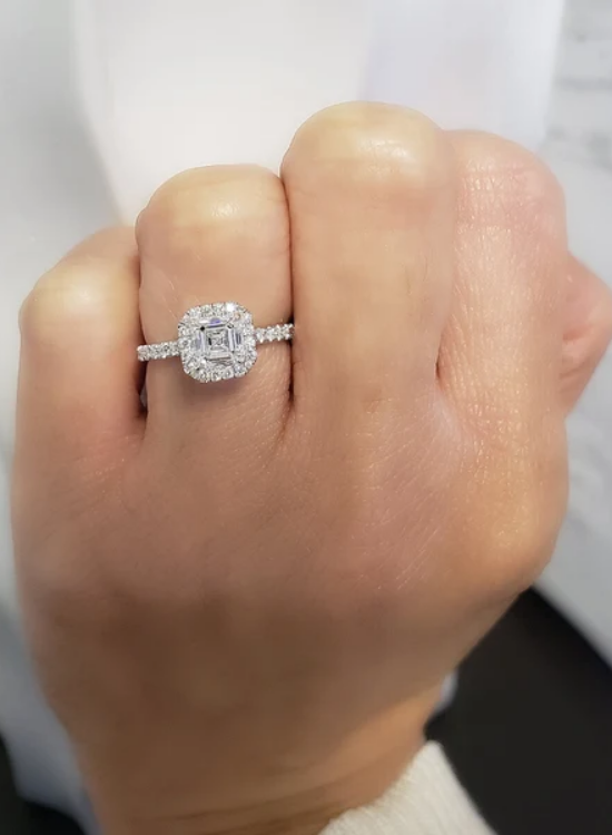 halo cut ring