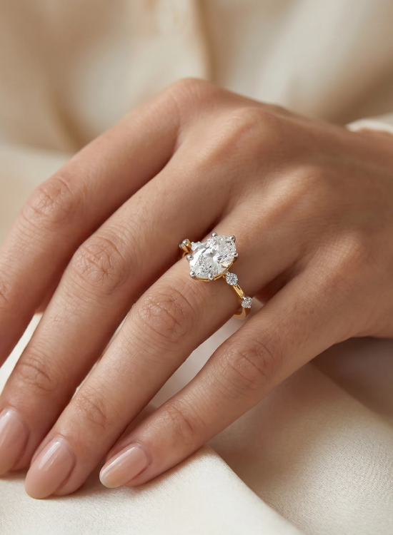 low profile oval ring