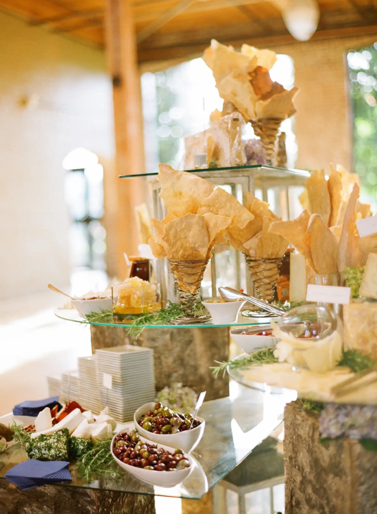 mediterranean wedding food