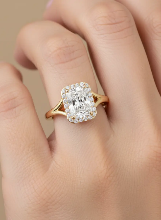 radiant cut ring
