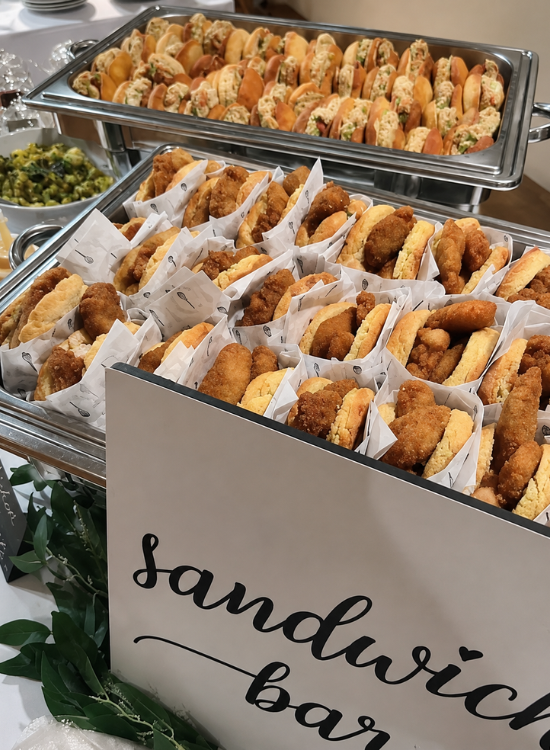 sandwich bar wedding food (1)