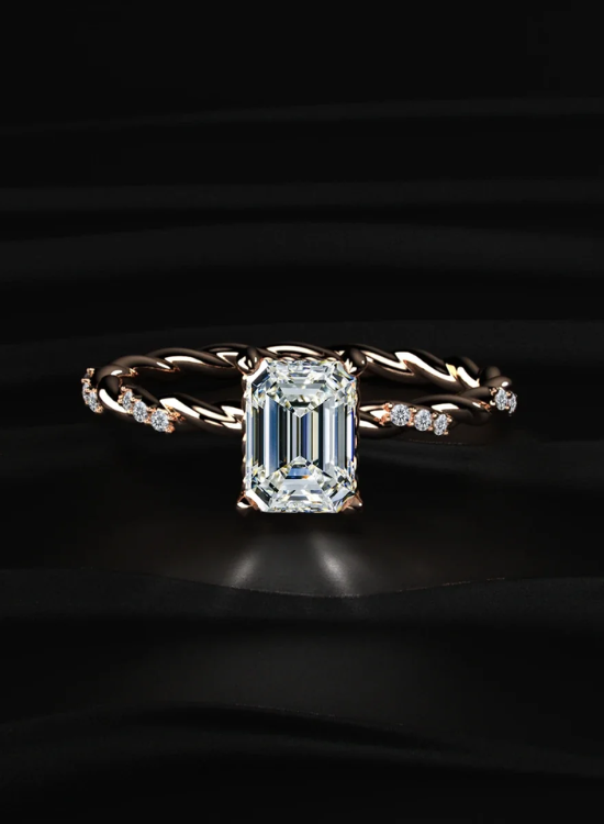 twisted band ring